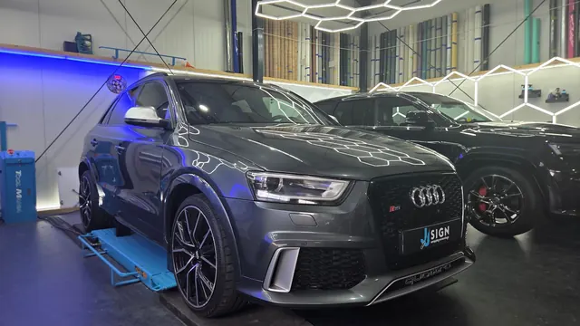 Audi in de werkplaats van JJ Sign